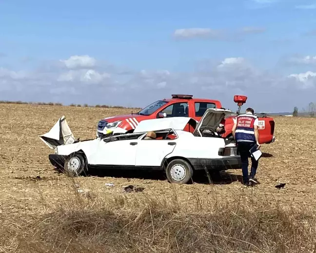 Tekirdağ Çorlu'da Otomobil Kazası: 1 Ölü, 2 Yaralı