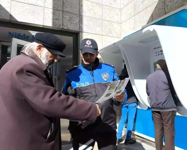 Niğde Emniyeti, Vatandaşları Dolandırıcılığa Karşı Bilinçlendiriyor