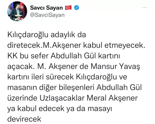 Başkan Sayan,