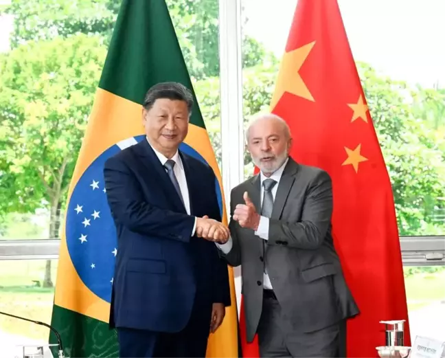 Xi Jinping Brezilya Devlet Başkanı ile Görüştü