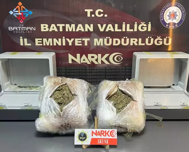 Batman'da Uyuşturucu Sevkiyatı Yapan 4 Şüpheli Tutuklandı