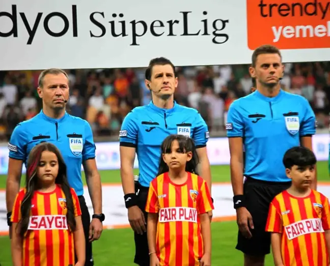 Halil Umut Meler, Kayserispor-Atakaş Hatayspor maçında görevlendirildi