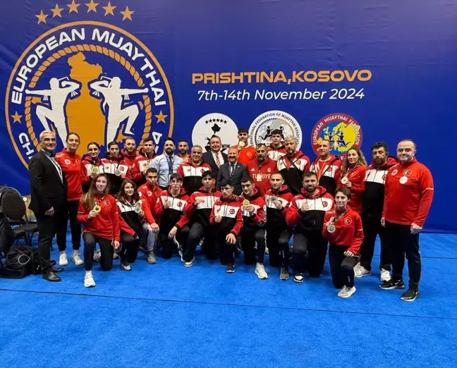 Türk Sporcular, Avrupa Büyükler Muaythai Şampiyonası'nda 2. Oldu