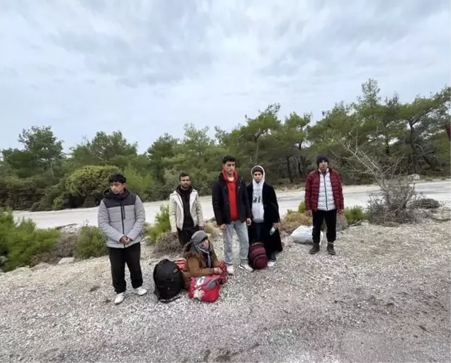 Çanakkale'de 6 Kaçak Göçmen Yakalandı