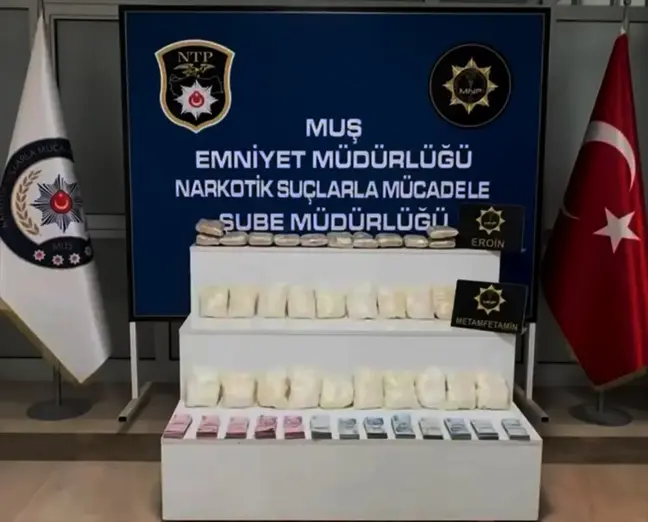 Muş'ta Uyuşturucu Operasyonunda 4 Şüpheli Tutuklandı