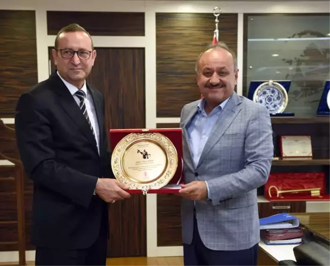 Esnaf Odaları Başkanları'ndan Başkan Babaş'a Ahilik Haftası Ziyareti