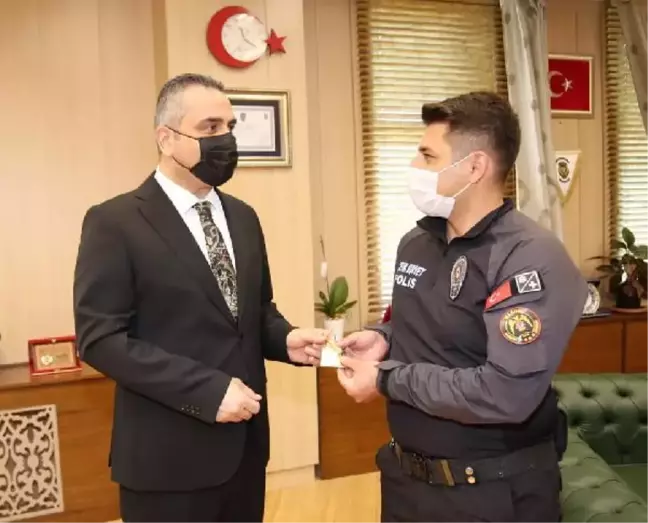 Son Dakika | O polis memuru altınla ödüllendirildi