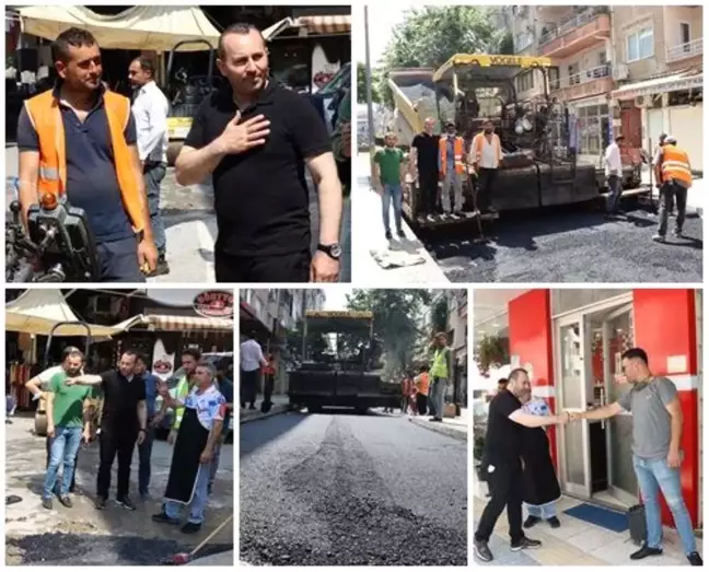 ŞEHİT OSMAN ALTINKUYU CADDESİ ASFALTLANIYOR