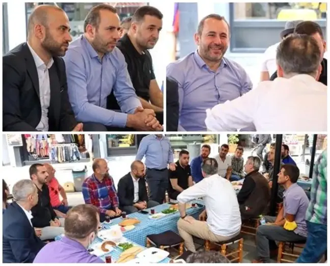 BAŞKAN VEKİLİ TUTUK, HUZUR SOKAĞI ESNAFIYLA BULUŞTU