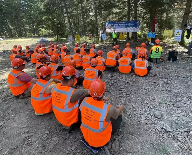 Balıkesir İvrindi'de Orman İşçilerine İş Güvenliği Eğitimi Verildi