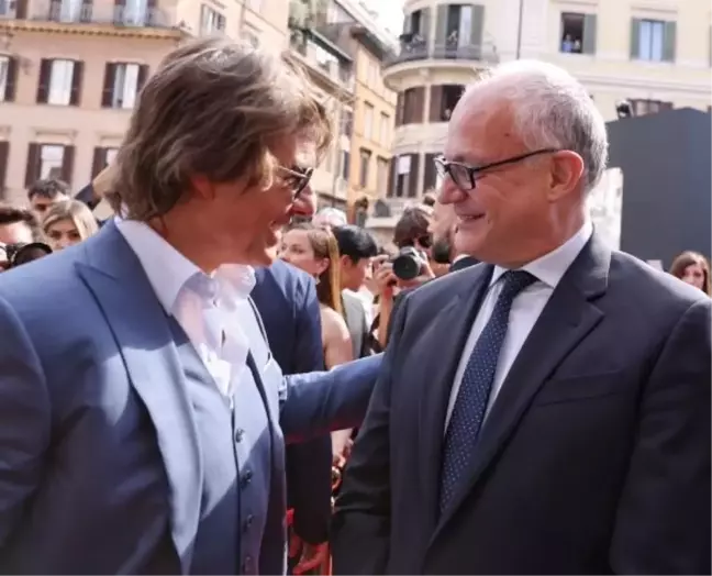 Tom Cruise'un Görevimiz Tehlike 7 filminin galası Roma'da yapıldı