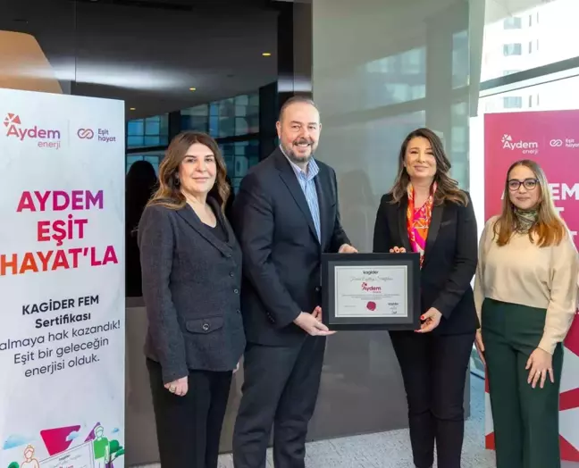 Aydem Enerji, Fırsat Eşitliği Modeli Sertifikası'nı Aldı
