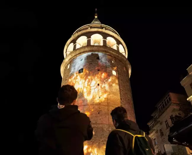 Galata Kulesi'nde 