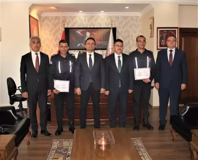 Muğla Cezaevinde Başarılı Memurlara Teşekkür Belgesi
