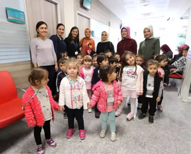 Minikler Sağlık Kompleksini Gezdi