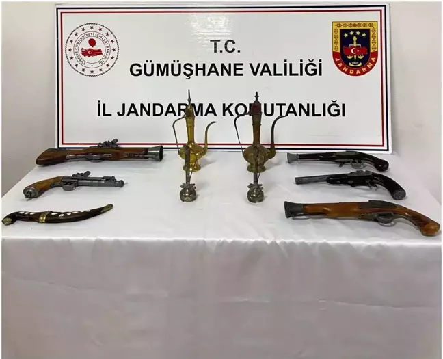Gümüşhane'de Antika ve Tarihi Eser Operasyonu