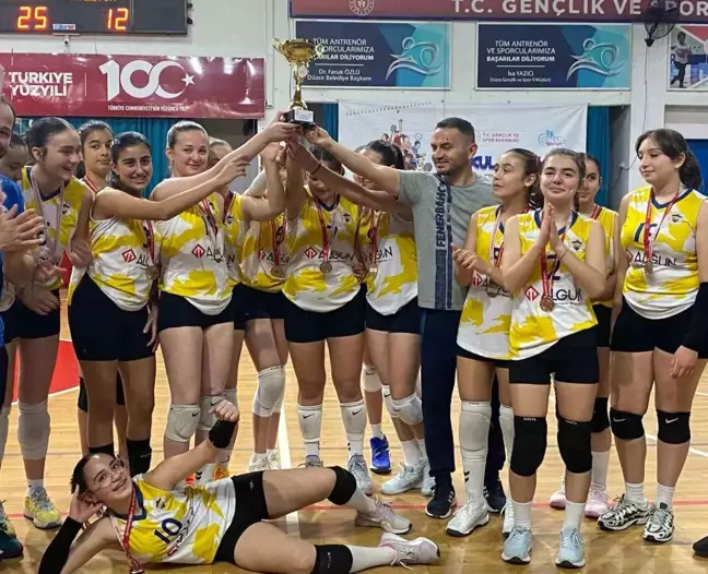 Düzce 1907 SK, Voleybol Mahalli Liginde Şampiyon Oldu