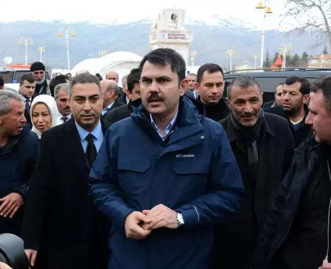 Çevre ve Şehircilik Bakanı Kurum, Doğanyol ve Pütürge'de incelemelerde bulundu Açıklaması