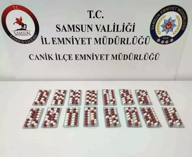 Samsun'da Silah ve Sentetik Ecza Ele Geçirildi