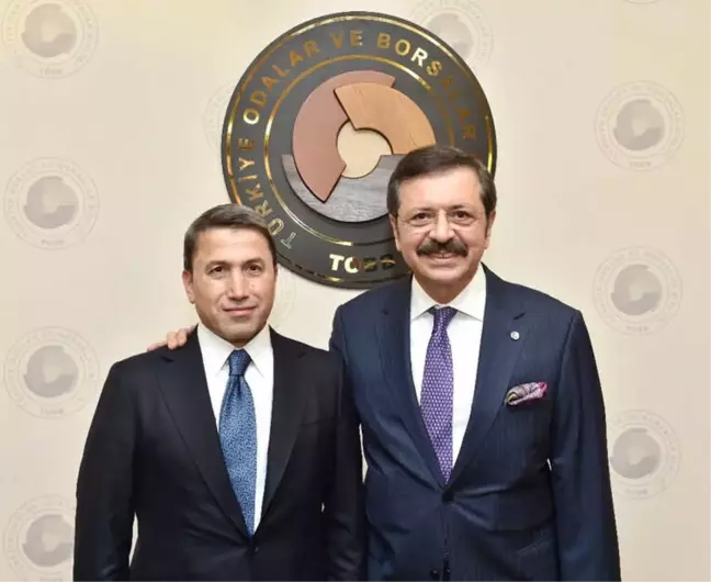 Siirt Tso Heyeti, TOBB Başkanı Hisarcıklıoğlu'nu Ziyaret Etti