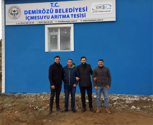 Demirözü'nde içme suyu arıtma tesisi hizmete girdi