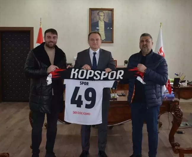 Bulanık Kopspor Başkanı Yasin Temel'den Kaymakam Koşansu'ya Ziyaret