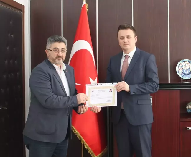 Sinop'un Gerze ilçesinde başarılı öğretmenlere başarı belgesi verildi