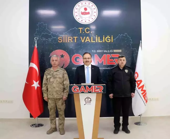 Siirt'te 2024 Yılı Güvenlik ve Asayiş Değerlendirme Toplantısı Yapıldı