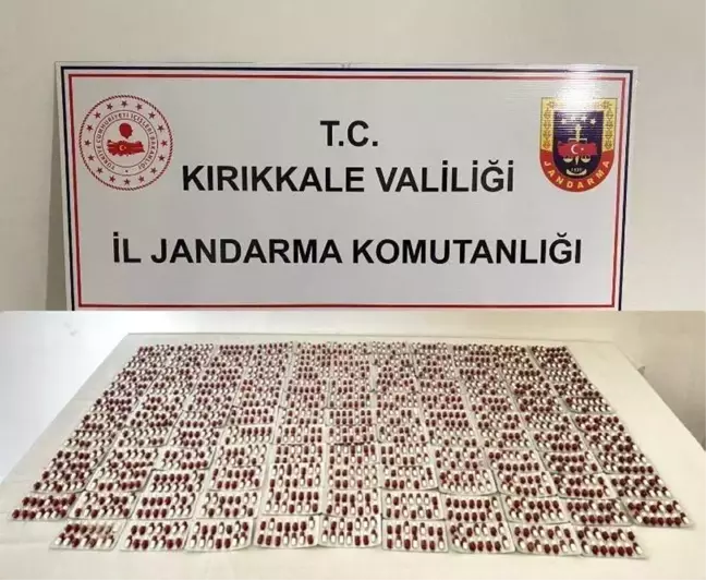 Kırıkkale'de Sentetik Ecza Hap Operasyonu: 1665 Adet Ele Geçirildi