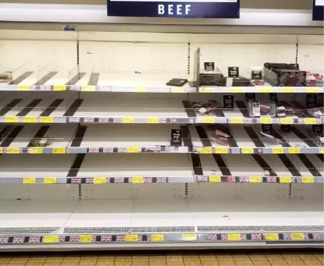 İngiltere'de marketlerden koronavirüs önlemi