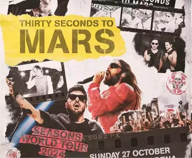 Thirty Seconds to Mars, İstanbul'da Konser Verecek