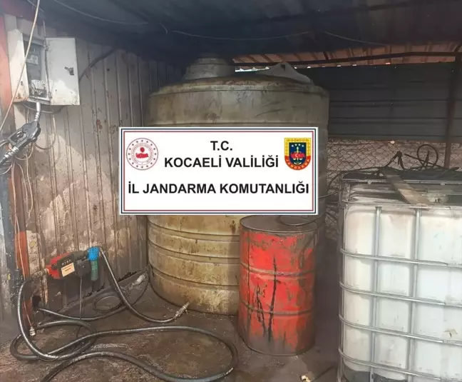 Dilovası'nda 25 Bin Litre Kaçak Akaryakıt Ele Geçirildi