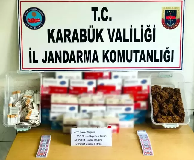 Jandarma'dan kaçak sigara operasyonu