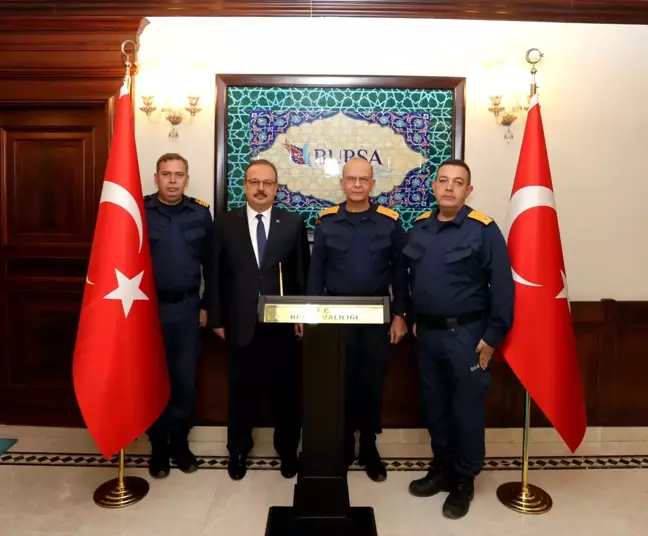 Sahil Güvenlik Komutanı Ahmet Kendir'den Mudanya Kaymakamı Ayhan Terzi'ye ziyaret