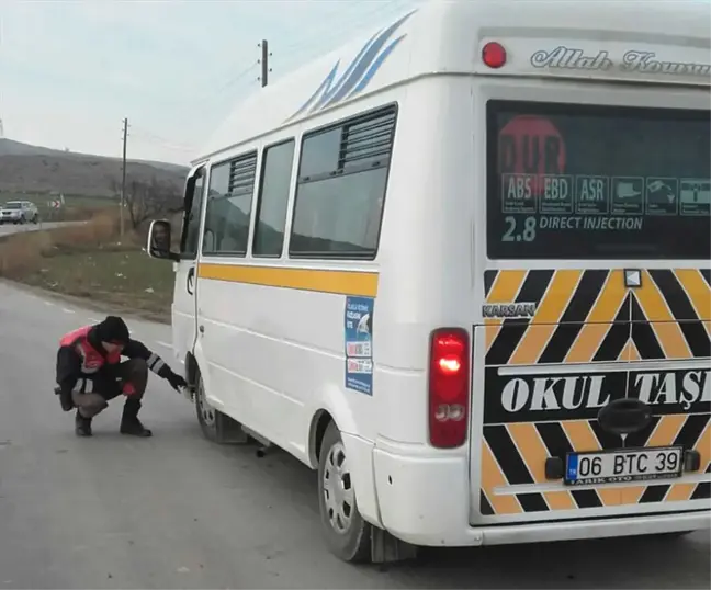 Beypazarı'nda Öğrenci Servislerine Denetim