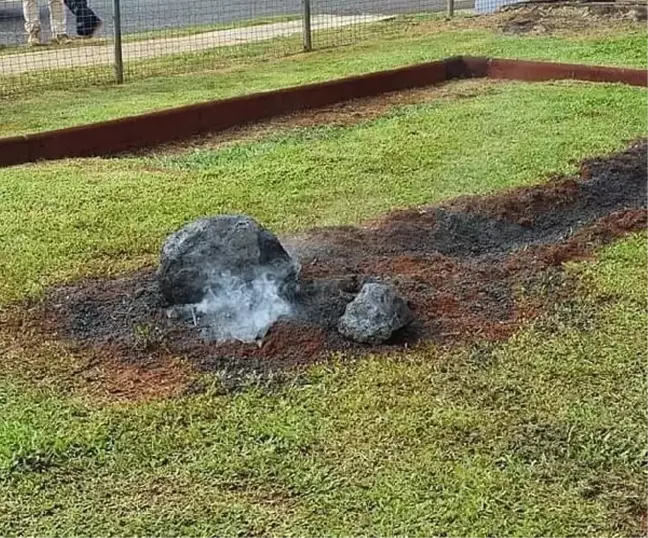 Avustralya'da meteor sanılan 'kaya parçası' panik yarattı
