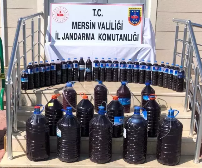 Mersin'de 200 litre sahte içki ele geçirildi