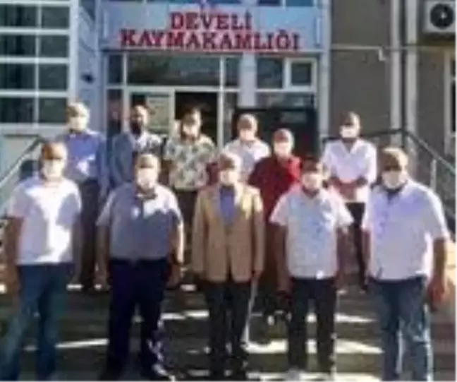 Dernek başkanlarından Kaymakam Duru'ya ziyaret