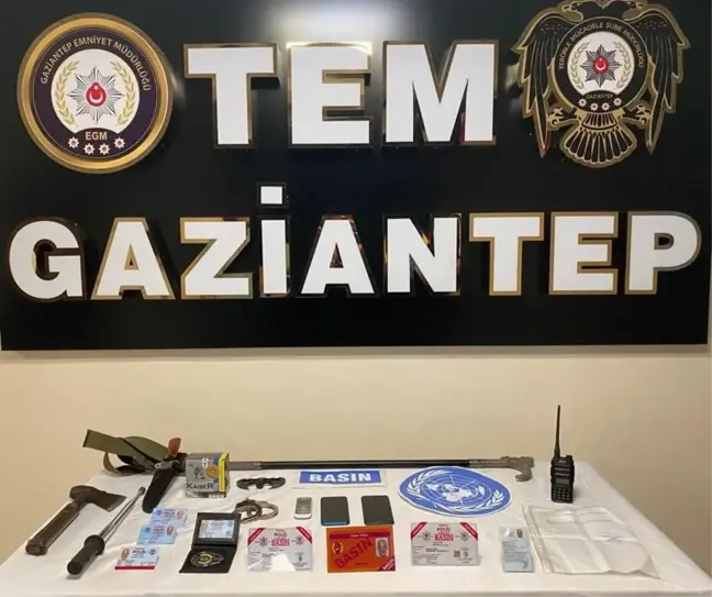 Gaziantep gündem haberi: Gaziantep'te vatandaşlara sahte polis kimliği gösteren şüpheli tutuklandı