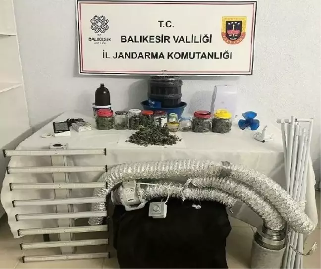 Balıkesir Gönen'de Uyuşturucu İmalathanesine Operasyon: 2 Kişi Yakalandı