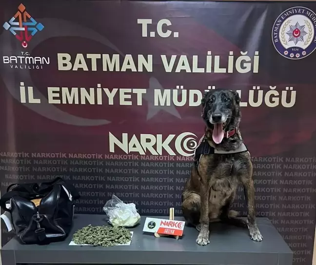 Batman'da Yolcu Otobüsünde Uyuşturucu Operasyonu: 247 Gram Ele Geçirildi