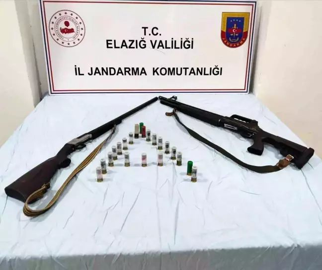 Elazığ'da Ruhsatsız Tüfek Operasyonu