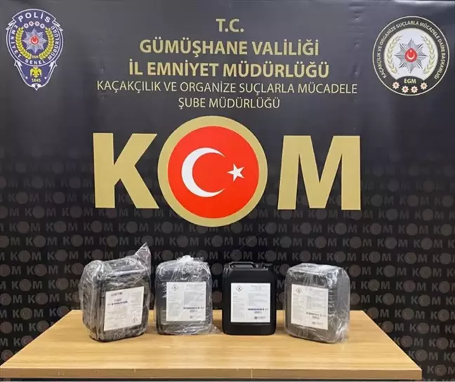 Gümüşhane'de Kaçakçılık Operasyonu: 2 Gözaltı