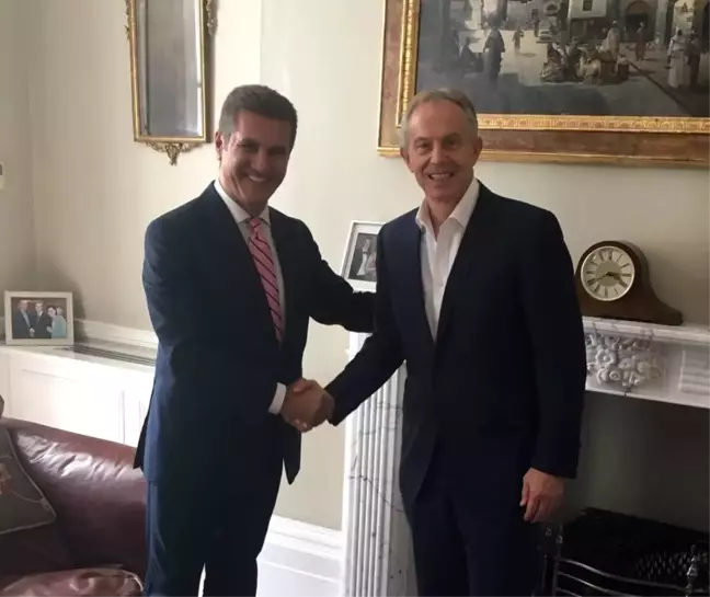 Mustafa Sarıgül, İngiltere Eski Başbakanı Tony Blair ile Görüştü