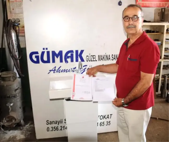 Bel Fıtığı Yüzünden Yükseklik Ayarlı Lavabo Üretti, Patentini Aldı