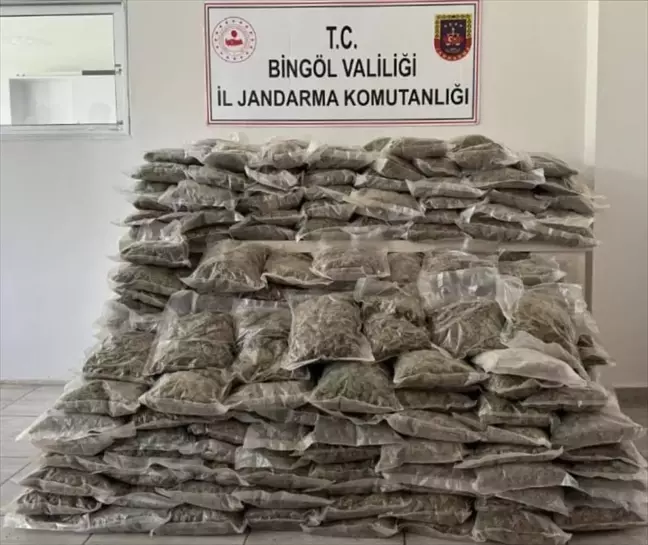 Bingöl'de 153 Kilo Esrar Ele Geçirildi