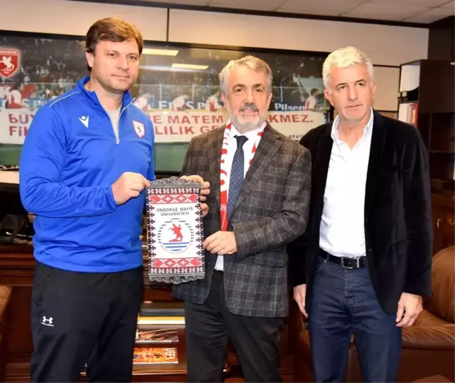Rektör Bilgiç'ten Samsunspor'a destek