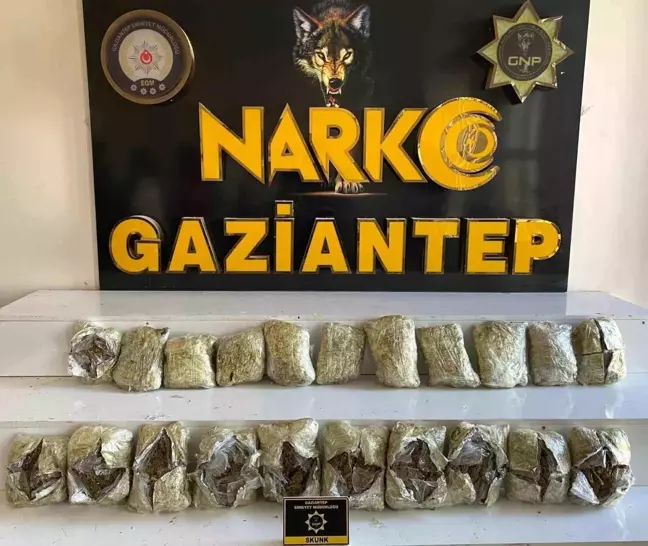 Gaziantep'te Narkotik Operasyonları: 86 Kilo Skunk ve 37 Kilo Metamfetamin Ele Geçirildi