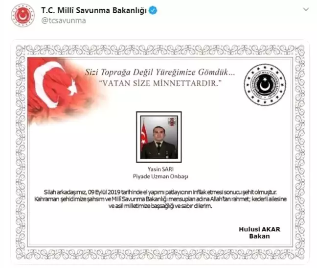 Hakkari'de teröristlerden eyp tuzağı: 1 şehit (2)