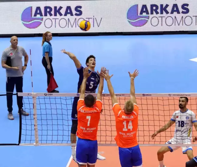 Arkas Spor, CEV Kupası'nda rövanş maçına çıkacak